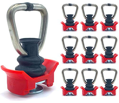 10 Stück Endbeschlag Airline Fitting Single Stud Airlineschiene Airlinebeschlag Zurrschiene