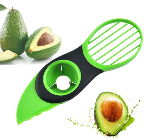 BZKSER affettatrice di Frutta - 1 Pezzo taglierina per Avocado, Strumento per Avocado, aiutante in Cucina, pelapatate, Avocado, Coltello per Avocado, affettatrice per Avocado, Gadget da Cucina