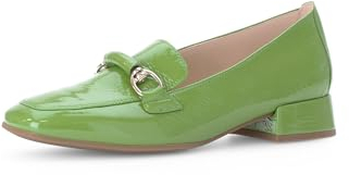 Gabor Damen Slipper, Frauen Slip On,Schlupfschuhe,schluepfschuhe,College Schuhe,Businessschuhe,Slip-ons,Slides,Granny Green(Gold),37 EU / 4 UK