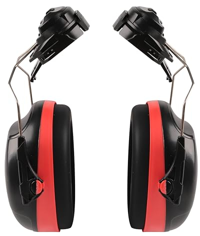 HEARMOR Gehörschutz Kapselgehörschützer, NRR 28dB, ideal für Fertigung, Schwerindustrie, Bergbau, verstellbar & komfortabel