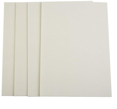 CWOQOCW A4 21 x 29 cm alta temperatura 3 mm fibra ceramica guarnizione carta fai da te taglio ignifugo foglio isolante per stufe a pellet, stufe a legna, forni, caldaie (B 4 pezzi)