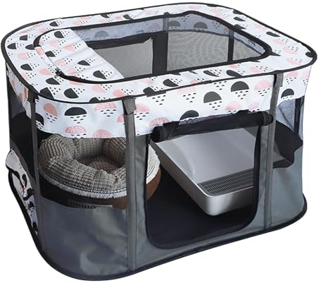 Corralito para mascotas, corralito portátil para gatos, corralito para perros de ejercicio, caja de tienda de campaña para perrera, corralito plegable para cachorros, caja plegable para mascotas,