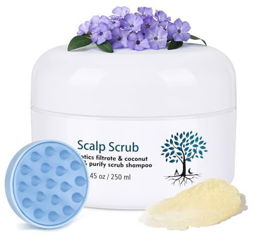Kopfhaut Peeling, Shampoo für juckende und trockene Kopfhaut, Anti-Schuppen Shampoo, Tiefenreinigung, Kopfhautpeeling, Scalp Scrub, Haarpflege