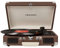 Crosley Cruiser Deluxe Vintage 3-Speed Bluetooth Suitcase Turntable, Tweed