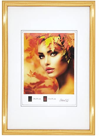 IDEAL TREND Eco Kunststoff Bilderrahmen Wanddeko Collage Poster Bilder Foto Rahmen: Farbe: Natur | Format: 40x50