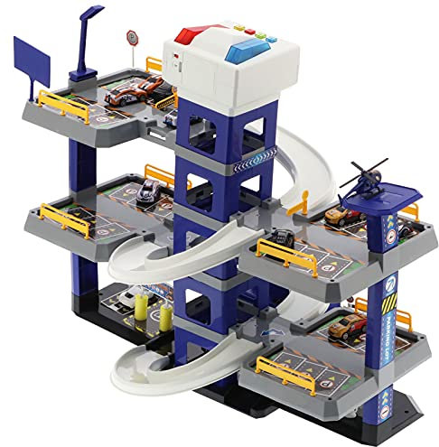 Dioche Auto Garage Parkplatz Spielzeug, Großes Spielzeug Parkhaus Arking Lot Autogarage Spielset Spielzeugauto Garage für Zuhause für