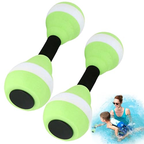 Set di 2 manubri per esercizi acquatici, in EVA per piscina, per esercizi acquatici, per acquagym, peso 'acqua imbottiti, morbidi per l'esercizio in piscina, acquagym, rafforzamento