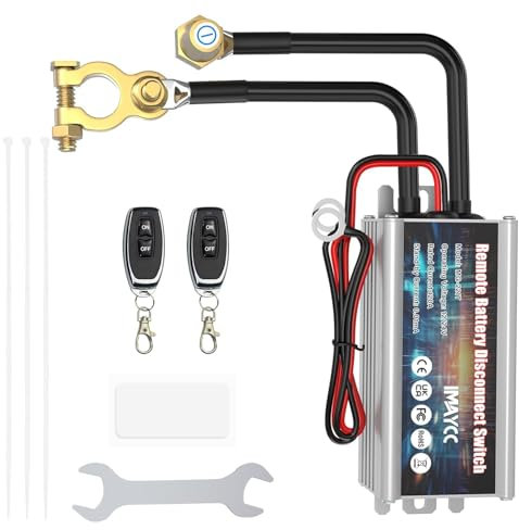 IMAYCC Inteligente Desconectador De Bateria Coche, Desconectador Bateria, Corta Corriente Bateria 12v Coche, Interruptor De Desconexión Automática Para Tractor, Barco, Camper, Camión, Moto,Barco.