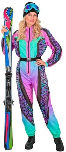 W WIDMANN MILANO Party Fashion – djuroverall för vuxna, mjuk plyschjumpsuit med huva, djurdräkt för karneval