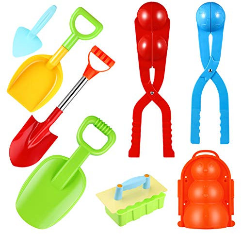 TOYANDONA 7Er Pack Schneeballmacher Schneespielzeug Schneeballmacher Spielzeug Winter Outdoor-Spielzeug Spielen Schneespielzeug für Jugendliche Kleinkinder Kinder
