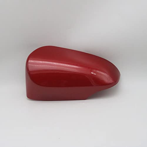 Misura per Toyota Yaris 2012 2013 2014 2015 2016 2017 2018 2019 Copertura specchietto retrovisore esterno Wing Door Side Mirror Shell Cap Housing-lato sinistro rosso