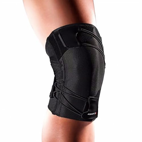 Zamst RK-1 Plus Genouillère de Sport, Spécial Running – Genouillère de Compression avec Strap en Spirale pour Hommes et Femmes – Syndrome de la bandelette ilio-tibiale – Gauche, Taille L
