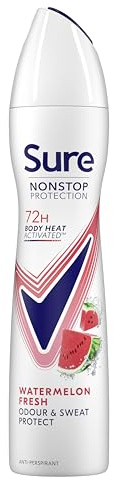 Sure Nonstop Protection Watermelon Fresh Anti-Perspirant Aerosol 6x 250 ml
