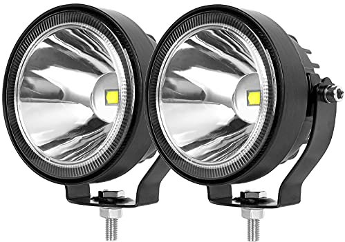 SUFEMOTEC 2Pcs 4 pollici LED Pods per Off Road camion 4WD SUV barca Auto guida nebbia Spot luci LED di lavoro lampada 12V 24V bianco 6000K