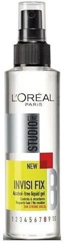 LOréal Paris 6er Pack - LOréal Studio Line Gelspray – Invisi Fix Nr. 8 – 150ml