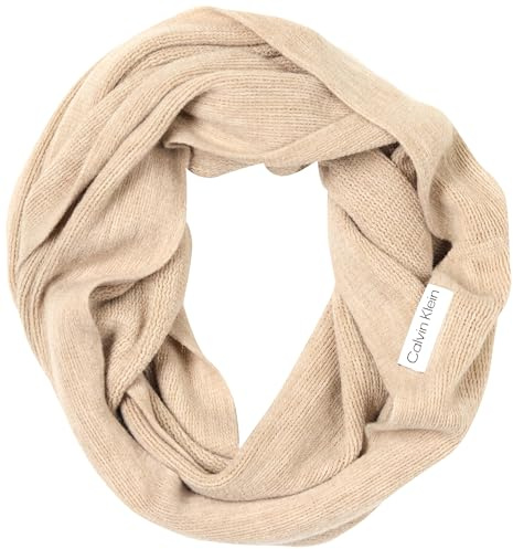 Calvin Klein Women's Accessories Scarf,Heathered almond,ONE SIZE