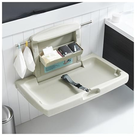 Skötbord Tredje badrummet Babyomsorgsskrivbord Väggmonterat Skötdatorer för mödrar och barn.