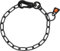 Herm. Sprenger Verstellbare Hundehalskette – Edelstahl, rostfrei, schwarz, 2,0 mm – Mit Sprenger-Haken, langlebig & sicher für Training & Alltag (36 cm)