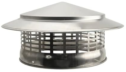 Kaminhaube, Allgemein Edelstahln 304 Schornsteinaufsatz Abdeckung, Haltbar Vogelkäfig Form Trennen Insekt und Blatt, Regenhut für Ofenrohre