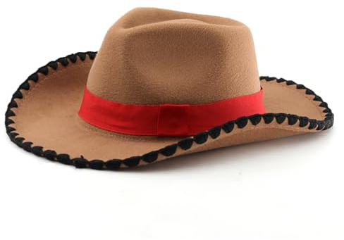 RAOKENSU Sombrero tradicional para hombre y mujer, estilo retro, elegante, para fiestas, años 20, carnaval, bávaro, ala ancha, fiesta temática, carnaval, Oktoberfest, O Marrón, Talla única