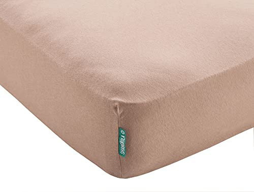 Spannbettlaken »Berlin« Bettlaken BxL+H 120x200+30 cm Taupe Microsatin Hautfreundlich für Boxpringbetten Matratzen bis 30 cm Höhe, 202092
