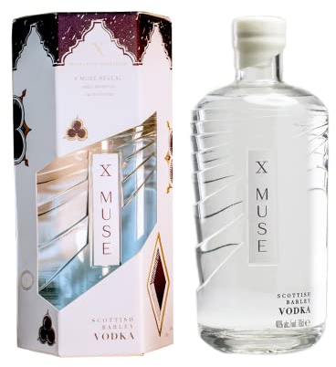 X MUSE Vodka 70cl with Pablo Bronstein Limited Edition Gift Box (Tenth Muse) - Scottish Barley Vodka Distilled and Bottled in Scotland - 40% Alcohol By Volume