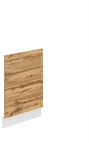 Belini Frontblende für Geschirrspüler PO. Frontblende Geschirrspüler 45 cm Breite. Frontplatte für Spülmaschine ohne Griff, Wotan-Eiche