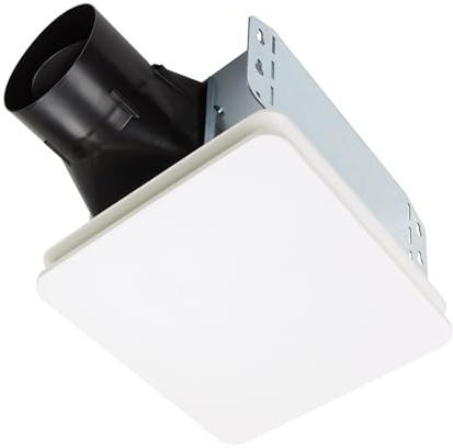Broan-NuTone Bathroom Exhaust Fan Easy Retrofit without Attic Access, Quiet 1.5 Sones, Effective Ventilation at 80 CFM ENERGY STAR Certified Moisture and Odor Control