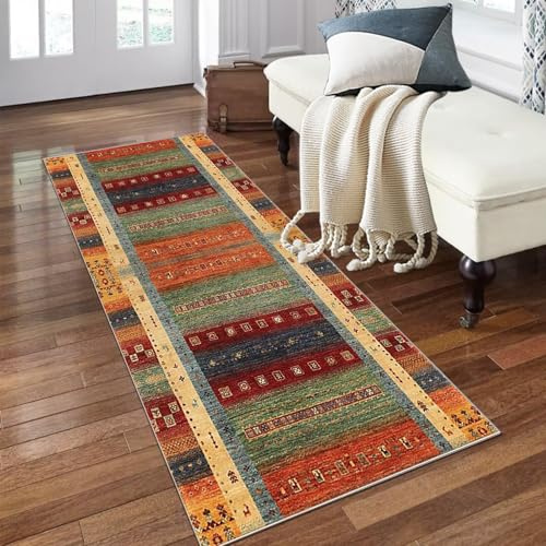PaGuvFng Tapis Cuisine Devant Evier Antidérapant 50 x 180 cm Tapis de Cuisine Lavable en Machine Tapis Salle De Bain Tapis Entree Interieur Long Tapis de Passage pour Cuisine Couloir Passage