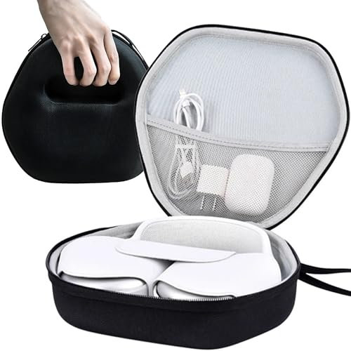 MINGZE Funda para Auriculares, Estuche de Viaje Bolsa Estuche Protectora, Auriculares Inalámbricos Bolsa para Auriculares, Funda de Transporte Funda Protectora para Viaje