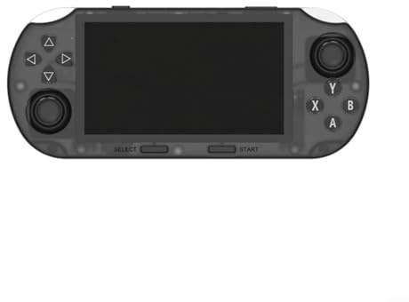 LVYXON Console di gioco portatile retrò con schermo IPS da 4,5 pollici, 20000 giochi classici precaricati, batteria ricaricabile da 3000 mAh, 64 GB, ABS espandibile, per viaggi, adulti e bambini (nero
