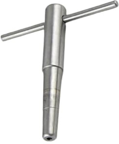 BEALIFE Pianostämningsassistent, skiftnyckel, stämapparat, pålitlig spärrnyckel, pianounderhåll och reparation, material, handtag, spärrnyckelhållare, tillverkad av metall , 1.3 cm