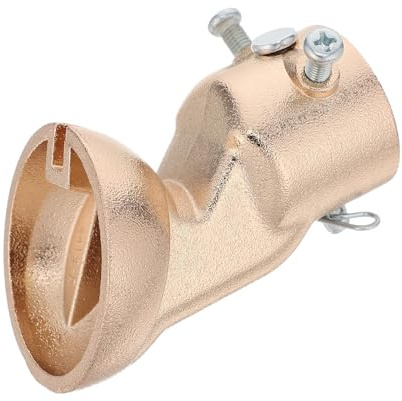 Cabilock Adaptador de Soporte para Ventilador de Techo Dorado de Acero Compatible Techos Inclinados 45 para Instalación Segura y Fácil en Hogares