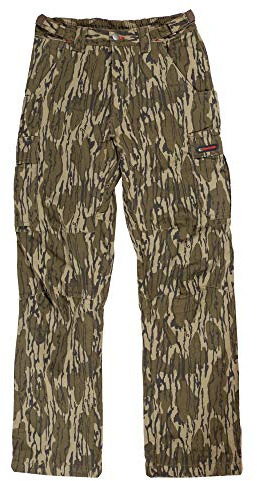 Mossy Oak Cotton Mill 2.0 Camo Hunting Pants for Men Camouflage Clothes, X-Large, Original Bottomland