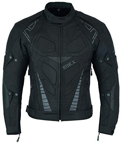 RIDEX Men's CJ119 Motorcycle Motorbike Jacket Waterproof Protection(XL)
