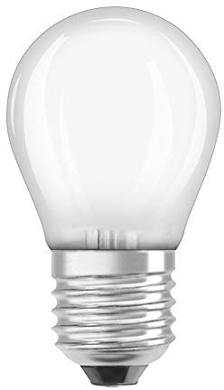 OSRAM Filament LED Lampe mit E27 Sockel, Tropfenform, Tageslichtweiß (6500K), 4 W, Ersatz für 40-W-Glühbirne, LED Retrofit CLASSIC P +, 10er-Pack