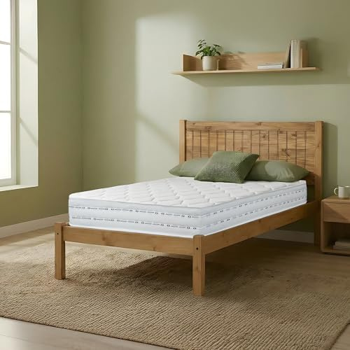 Materassi Russo Materasso in WATERFOAM, Altezza 20 cm Reali,Rivestimento in Aloe Vera Antibatterico, Spedito Sottovuoto Arrotolato, 100% Made in Italy (80 x 190 Cm Singolo)