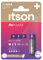 ITSON, AAA batterie alcaline, confezione da 4, per orologi, torce, telecomandi, confezione senza plastica, LR03IPO/4CP