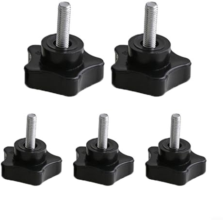 Tornillos de fijación con mango de estrella cómodos y fáciles de usar, material de acero al carbono (8 x 60 mm)