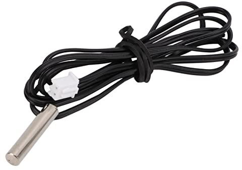 B3950 Thermoelement Temperaturfühler 10k Edelstahl Temperatursensor Sonde Hochgenaue Temperaturprüfung Thermosensor(50CM)