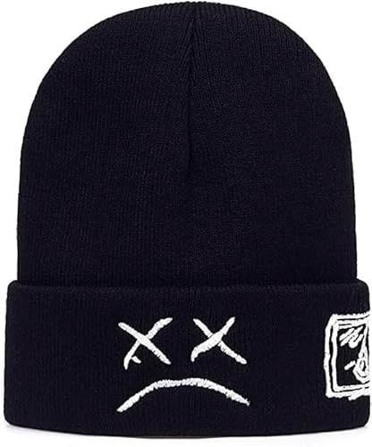 Dvches Beanie for Men Women Cuffed Knitted Hat, Lightweight Spring Fall Skull Cap, Trendy Casual Outdoor Sports Beanie for Daily Wear Black