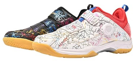 Chaussures De Sport en Salle Homme,Chaussures De Tennis Homme,Ping Pong Sneakers De Chaussures,Squash Tennis Sneakers,Respirant No-Slip Athletic Sneakers,Chaussures De Squash Confortables