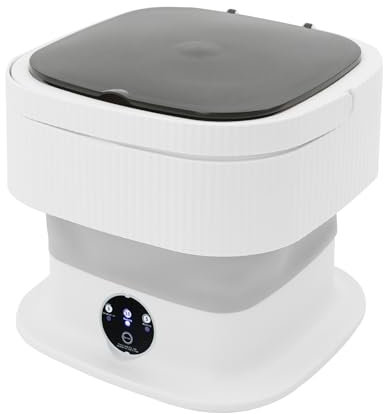 Mini lavatrice,pieghevole lavatrice,lavatrice portatile,schermo digitale display,motore DC,lavaggio integrato,per vestiti neonati,biancheria intima