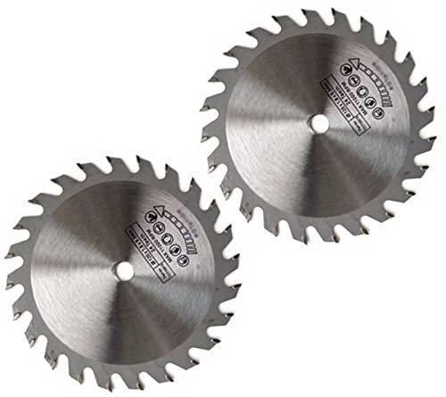 Disco de tallado de madera de 120mm y 24 dientes, hoja de sierra Circular, cortador de disco, Metal y plástico for amoladora angular for disco de corte de Metal, 2 uds.