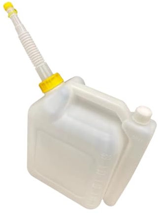 F Fityle Oil Mixing Bottle Contrast Pot,2 Stroke Engine,Fuels Mix Large Capacity Fuels Petrol Container for Lawnmower Chainsaws, 4 L