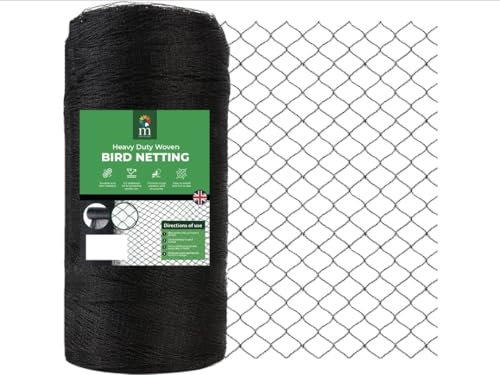 Moorgreen Anti Bird Netting for Garden & Fruit Trees – Heavy Duty Garden Net Protects Plants, Crops & Fish Ponds – UV Resistant & Reusable Mesh Net (2m x 10m)