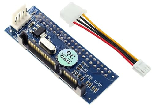 JXSZ 40Pin Female IDE PATA to 7+15p 22pin SATA Male JM20330 Adapter 3.5 SATA-IDE Card