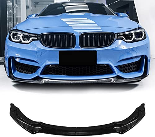Labio Del Alerón Del Parachoques Delantero Kit De Carrocería Inferior Hoja Divisoria Para B&M&W F80 M3 Sedán De 4 Puertas F82 F83 M4 Coupe Cabrio De 2 Puertas 2015-2020 Decorar ( Color : Glossy black