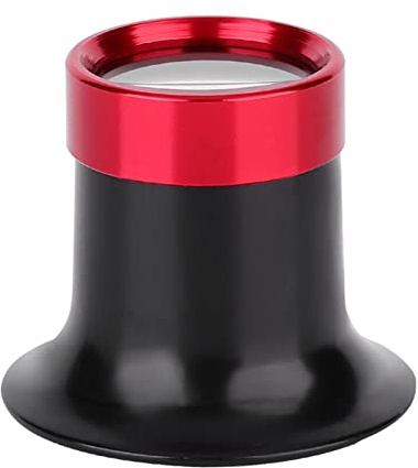 10X Watchmaker Loupe,Magnifying Glass Engravings Magnifying Glass Aluminum Alloy Repair Watch Tool Loupe Lens Magnifier for Watch Jewellery,Engravings Magnifying