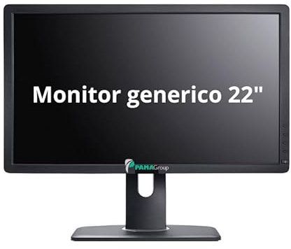 Monitor generico 22, wide 16:9, vari modelli testato, pc desktop, videosorveglianza (Ricondizionato)